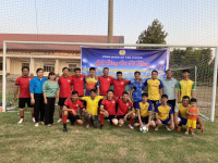 Công đoàn cơ sở xã Tân Phong tổ chức “Giải bóng đá tứ hùng”